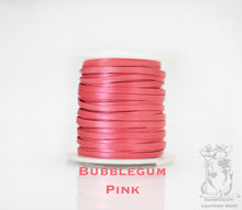 Load image into Gallery viewer, Kangaroo Leather Lace-DANECRAFT Custom Color-BUBBLEGUM PINK METALLIC