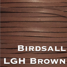 Load image into Gallery viewer, a close up of a brown leather cord