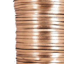 Load image into Gallery viewer, Kangaroo Leather Lace-PACKER COPPER METALLIC FOIL (Discontinued limited supply)