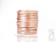 Load image into Gallery viewer, Kangaroo Leather Lace-DANECRAFT Custom Color-DESERT CORAL