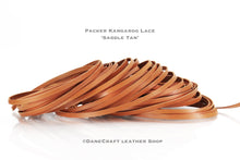 Load image into Gallery viewer, Kangaroo Leather Lace-PACKER SADDLE TAN
