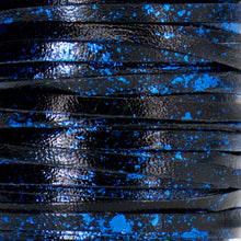 Load image into Gallery viewer, Kangaroo Leather Lace-DANECRAFT Custom Color-ELECTRIC BLUE FLAKE