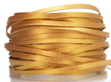 Load image into Gallery viewer, Kangaroo Leather Lace-DANECRAFT Custom Color-FUZZY NAVEL METALLIC
