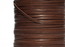 Load image into Gallery viewer, Kangaroo Leather Lace-BIRDSALL GLAZED HAVANA