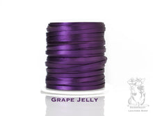 Load image into Gallery viewer, Kangaroo Leather Lace-DANECRAFT Custom Color-GRAPE JELLY METALLIC
