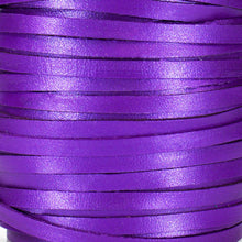 Load image into Gallery viewer, Kangaroo Leather Lace-DANECRAFT Custom Color-GRAPE SODA METALLIC
