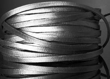 Load image into Gallery viewer, Kangaroo Leather Lace-DANECRAFT Custom Color-GRAPHITE GREY METALLIC