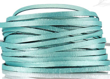 Load image into Gallery viewer, Kangaroo Leather Lace-DANECRAFT Custom Color-TAHITIAN PEARL METALLIC