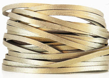 Load image into Gallery viewer, Kangaroo Leather Lace-DANECRAFT Custom Color-TORTOISE METALLIC