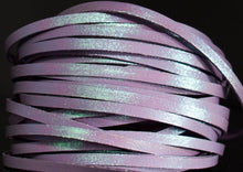 Load image into Gallery viewer, Kangaroo Leather Lace-DANECRAFT Custom Color-LILAC IRIDESCENT GLITTER