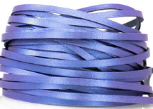 Load image into Gallery viewer, Kangaroo Leather Lace-DANECRAFT Custom Color-HYDRANGEA IRIDESCENT METALLIC