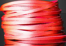 Load image into Gallery viewer, Kangaroo Leather Lace-DANECRAFT Custom Color-TEQUILA SUNRISE TWO-TONED