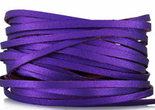 Load image into Gallery viewer, Kangaroo Leather Lace-DANECRAFT Custom Color-ULTRAVIOLET SUPER SPARKLE