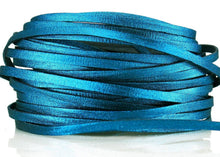 Load image into Gallery viewer, Kangaroo Leather Lace-DANECRAFT Custom Color-INK BLUE SUPER SPARKLE