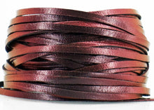Load image into Gallery viewer, Kangaroo Leather Lace-DANECRAFT Custom Color-TRUE BLOOD ROSE COLOR-SHIFTING