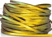 Load image into Gallery viewer, Kangaroo Leather Lace-DANECRAFT Custom Color-DRAGON SCALE METALLIC