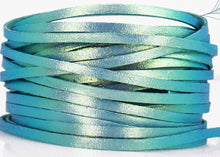 Load image into Gallery viewer, Kangaroo Leather Lace-DANECRAFT Custom Color-MERMAID TEARS TWO-TONED