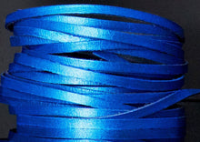 Load image into Gallery viewer, Kangaroo Leather Lace-DANECRAFT Custom Color-ELECTRIC BLUE METALLIC