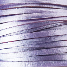 Load image into Gallery viewer, Kangaroo Leather Lace-DANECRAFT Custom Color-LAVENDER MIST METALLIC