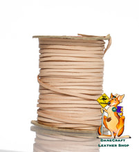 Load image into Gallery viewer, Kangaroo Leather Lace-BIRDSALL LGH NATURAL (Can be dyed)