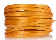Load image into Gallery viewer, Kangaroo Leather Lace-DANECRAFT Custom Color-MARMALADE METALLIC