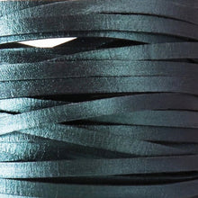 Load image into Gallery viewer, Kangaroo Leather Lace-DANECRAFT Custom Color-MIDNIGHT METALLIC