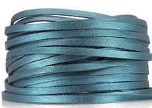 Load image into Gallery viewer, Kangaroo Leather Lace-DANECRAFT Custom Color-NEPTUNE METALLIC