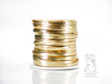 Load image into Gallery viewer, Kangaroo Leather Lace-BIRDSALL BOLDER GOLD METALLIC FOIL (NEW)