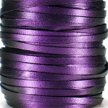 Load image into Gallery viewer, Kangaroo Leather Lace-DANECRAFT Custom Color-OBSIDIAN VIOLET COLORSHIFT