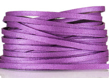 Load image into Gallery viewer, Kangaroo Leather Lace-DANECRAFT Custom Color-ORCHID SUPER SPARKLE