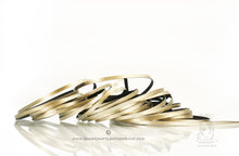 Load image into Gallery viewer, Kangaroo Leather Lace-PACKER GOLD METALLIC