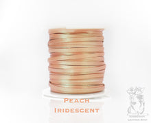 Load image into Gallery viewer, Kangaroo Leather Lace-DANECRAFT Custom Color-PEACH IRIDESCENT