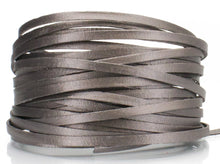 Load image into Gallery viewer, Kangaroo Leather Lace-DANECRAFT Custom Color-PEWTER GREY METALLIC