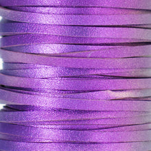 Load image into Gallery viewer, Kangaroo Leather Lace-DANECRAFT Custom Color-PURPLE TWO TONED