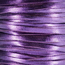 Load image into Gallery viewer, Kangaroo Leather Lace-BIRDSALL ROYAL PURPLE METALLIC FOIL