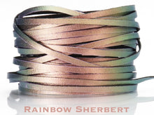 Load image into Gallery viewer, Kangaroo Leather Lace-DANECRAFT Custom Color-RAINBOW SHERBERT COLOR-SHIFTING