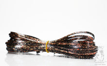 Load image into Gallery viewer, Kangaroo Leather Lace-DANECRAFT Custom Color-RED & GOLD FLAKE