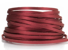 Load image into Gallery viewer, Kangaroo Leather Lace-DANECRAFT Custom Color-RED VELVET METALLIC