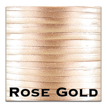 Load image into Gallery viewer, WHOLESALE-Birdsall Kangaroo Leather- ROSE GOLD METALLIC SHIMMER