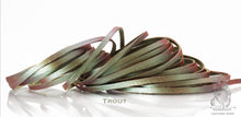 Load image into Gallery viewer, Kangaroo Leather Lace-DANECRAFT Custom Color-TROUT METALLIC