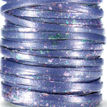Load image into Gallery viewer, Kangaroo Leather Lace-DANECRAFT Custom Color-UNICORN MIX GLITTER & FLAKE