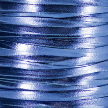 Load image into Gallery viewer, Kangaroo Leather Lace-BIRDSALL YALE BLUE METALLIC FOIL