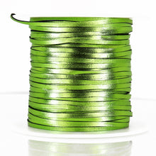 Load image into Gallery viewer, Kangaroo Leather Lace-PACKER YELLOW GREEN METALLIC (Discontinued limited supply)