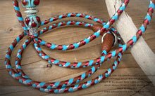 Load image into Gallery viewer, Kangaroo Leather Lace-PACKER BRIGHT BLUE