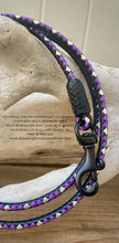 Load image into Gallery viewer, Kangaroo Leather Lace-DANECRAFT Custom Color-ROYAL PURPLE METALLIC
