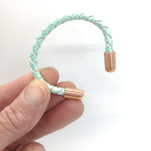 Load image into Gallery viewer, Kangaroo Leather Lace-DANECRAFT Custom Color-PEACOCK GREEN METALLIC