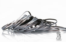 Load image into Gallery viewer, Kangaroo Leather Lace-DANECRAFT Custom Color-ANTIQUE SILVER METALLIC