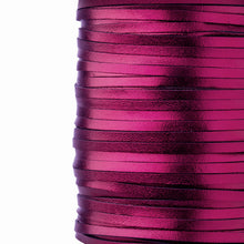 Load image into Gallery viewer, Kangaroo Leather Lace-PACKER OX BLOOD METALLIC FOIL (Discontinued limited supply)