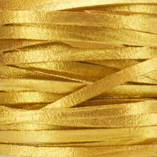 Load image into Gallery viewer, Kangaroo Leather Lace-DANECRAFT Custom Color-GOLDEN NUGGET METALLIC
