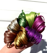 Load image into Gallery viewer, Kangaroo Leather Lace-DANECRAFT Custom Color-FUCHSIA SUPER SPARKLE